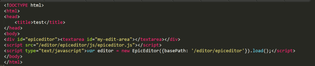 Epiceditor – Cross-Site Scripting – BadCode